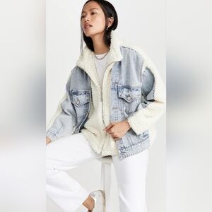 Sherpa Denim Coat by Blank NYC